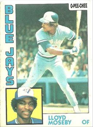 1984 O-Pee-Chee Baseball Cards 092      Lloyd Moseby